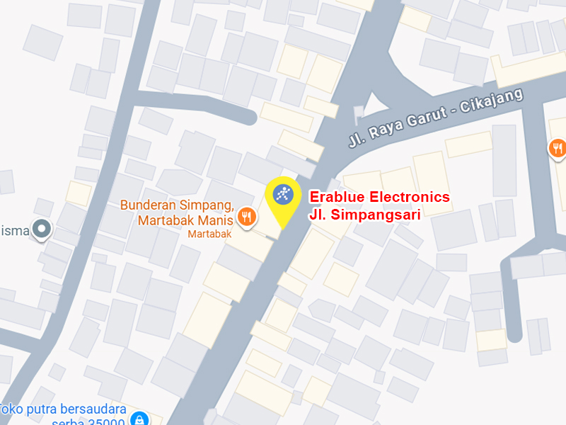 Peta ke toko EraBlue di  Jalan Simpangsari, RT 01/ RW 02, Kelurahan/ Desa Simpangsari, Kecamatan Cisurupan, Kabupaten Garut, Provinsi Jawa Barat